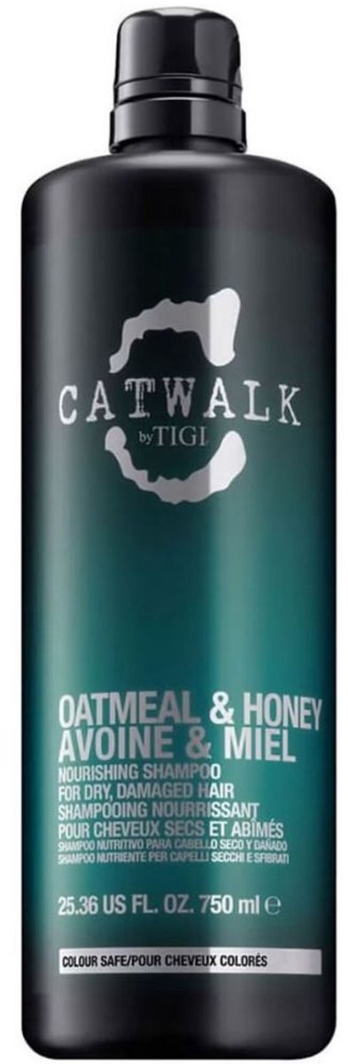 TIGI Catwalk Oatmeal & Honey Nourishing Shampoo -750 ml - Normale shampoo vrouwen - Voor Alle haartypes