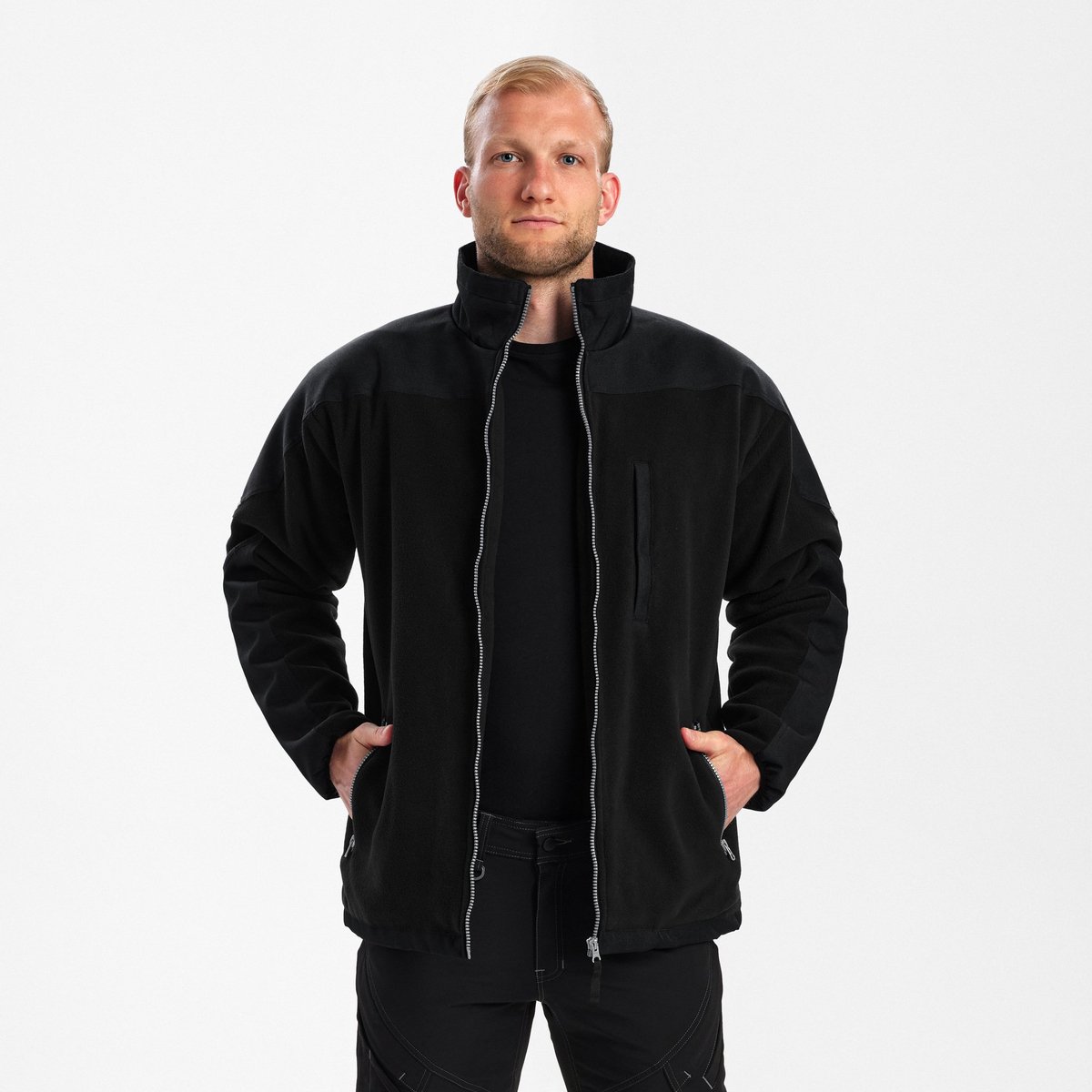 Engel Extend fleecejack 1190-925 - Black - 3XL