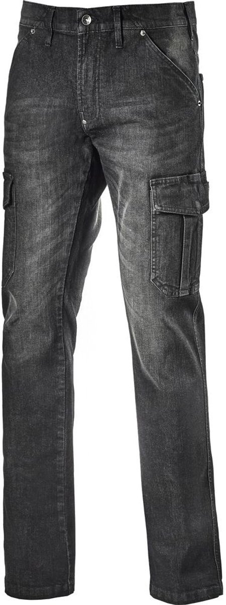 Utility Diadora Arbeitshose Pant Stone Cargo New Black Washing-34