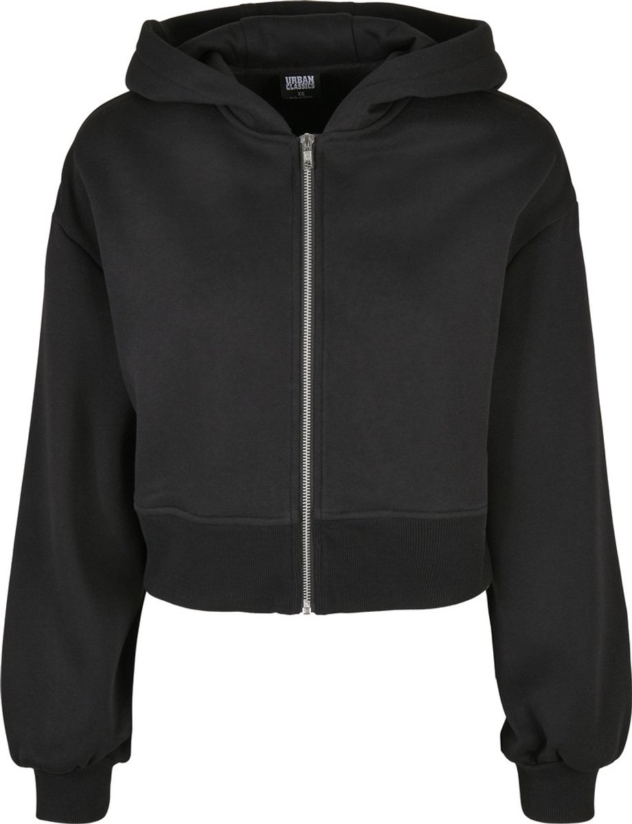 Urban Classics Short Oversized Zip Jacket 5XL Zwart