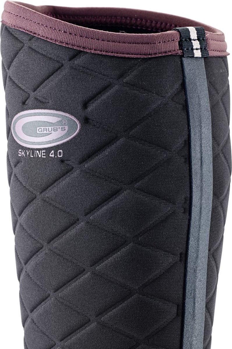 Grubs damesrubberlaarzen Skyline Wellies Zwart-41