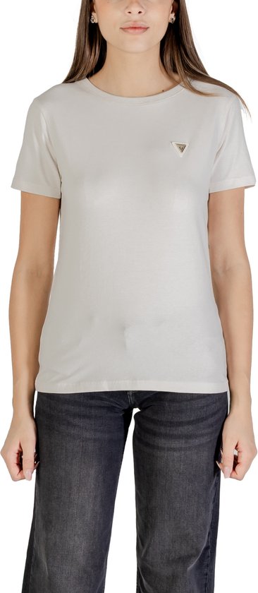 Triangle Logo Short Sleeve Tee Wo - Beige Shirts