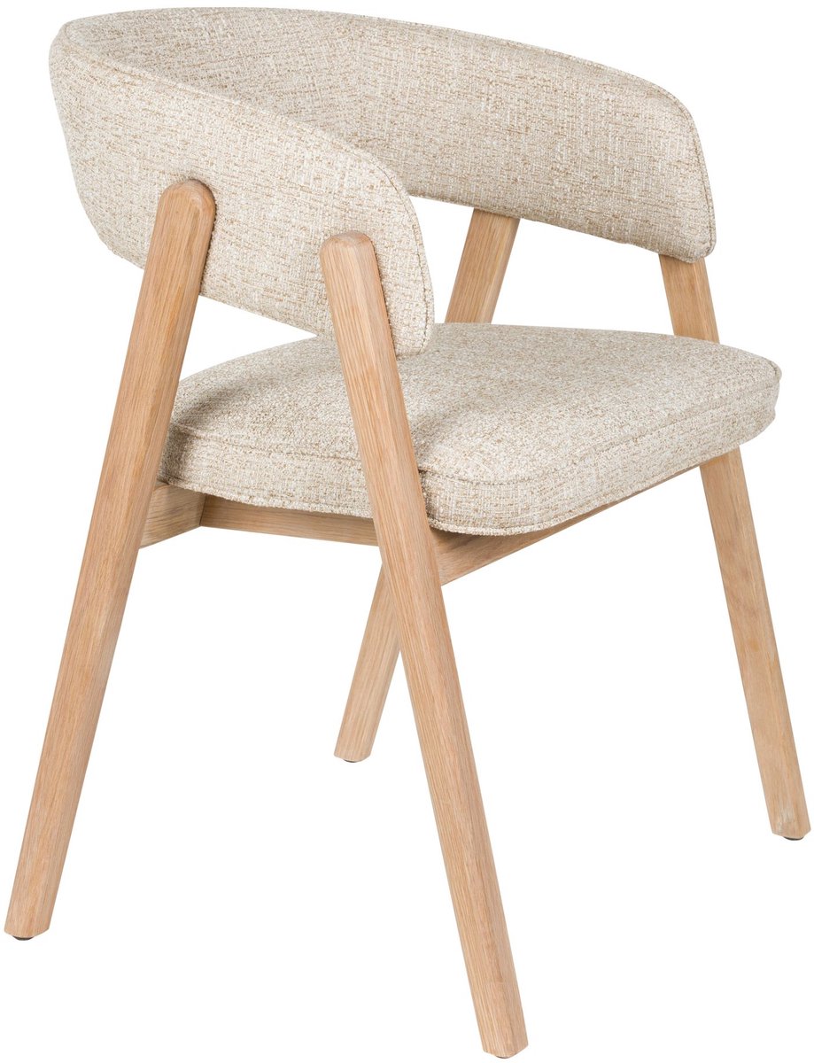 Bright Eetkamerstoel Armleuning Beige