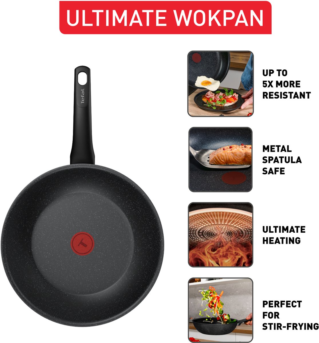 Tefal Tefal Ultimate Wokpan 28 cm - afbeelding 2