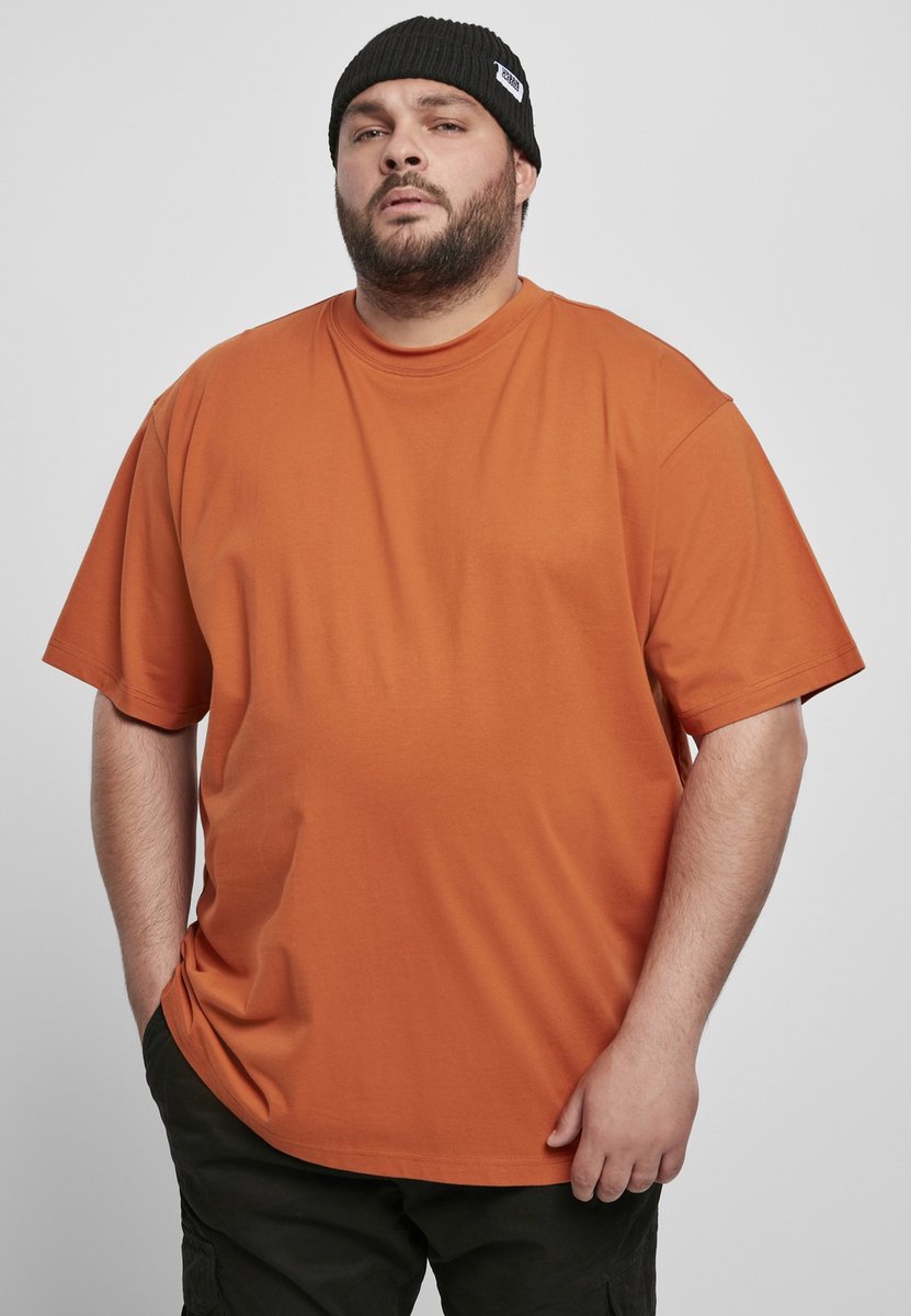 Urban Classics Tall Heren T-shirt L Oranje