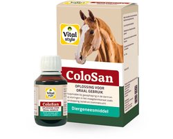 VITALstyle Colosan - Paarden Supplement - Eerste Hulp Bij Storingen In Het Maagdarmkanaal - Met o.a. Levertraan & Anijsolie - 100 ml