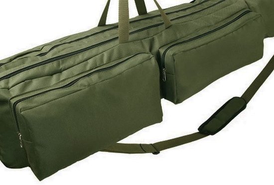 FEROCITY - Sac de pêche 150 cm 3 compartiments - Accessoires de pêche - Cordura 600 - Vert