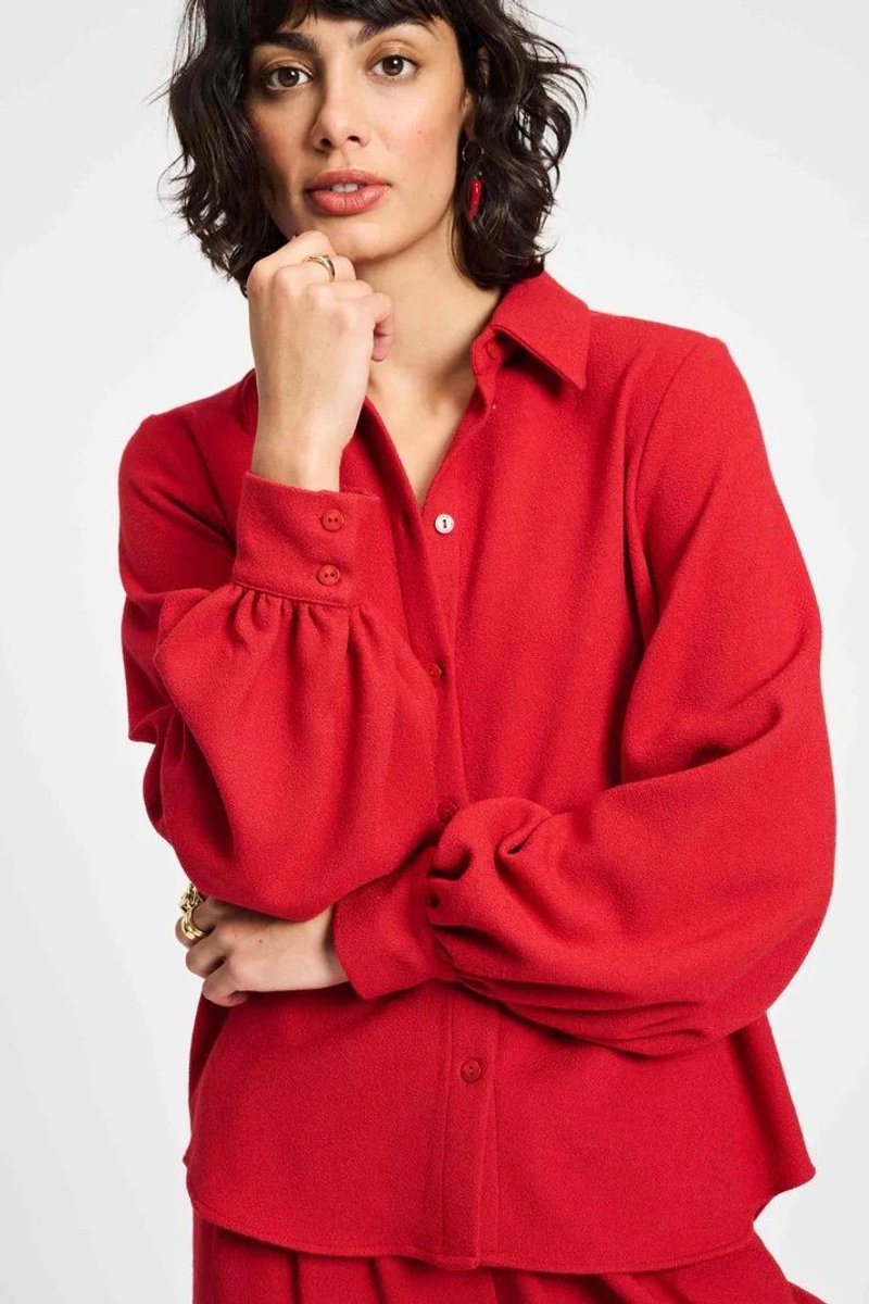 POM Amsterdam Blouse Chili Red