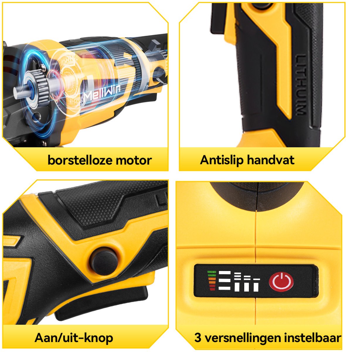 Flex Haakse slijper, 125 mm L 1100 125 (1100 Watt, ergonomische bouwvorm, met zachte start) 532609