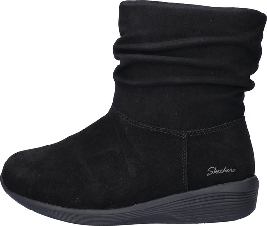 Foto: Skechers arya dames boot zwart zwart maat 38