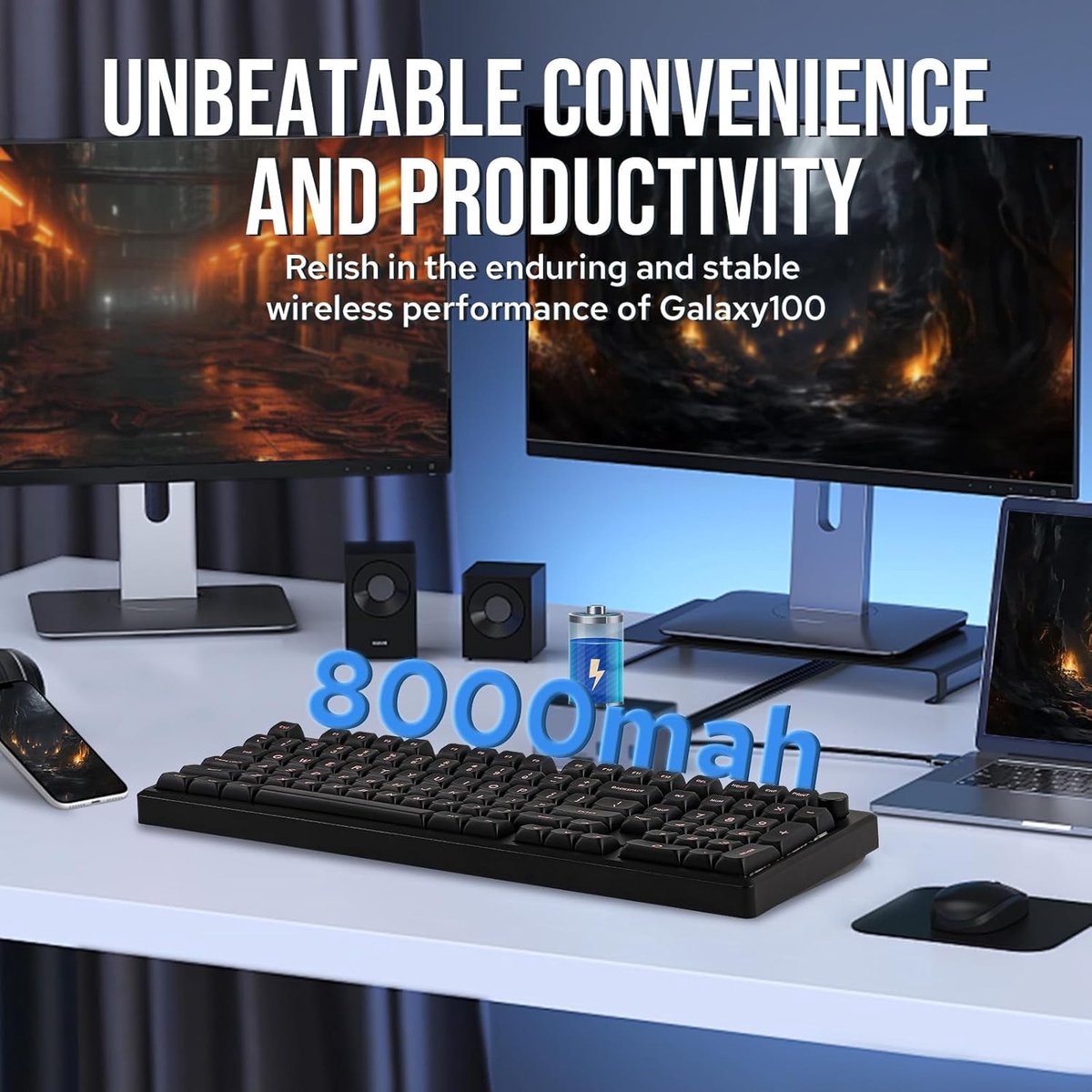 EPOMAKER Galaxy 100 Mechanisch Gaming Keyboard thumbnail 4