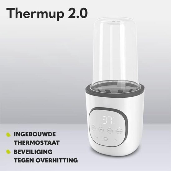 mavoa® flessenwarmer onderweg - flessenwarmer draadloos - Wit van mavoa — afbeelding 2