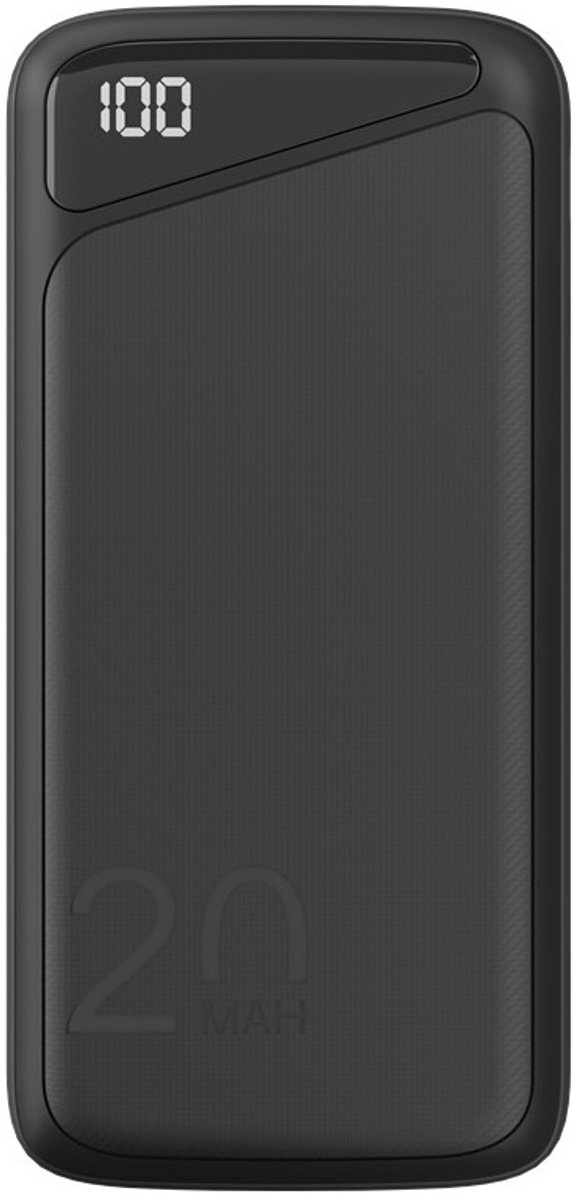 Goobay Powerbank Fast Charge met 2x USB-A en 1x USB-C (max. 5A) - 20.000 mAh / zwart