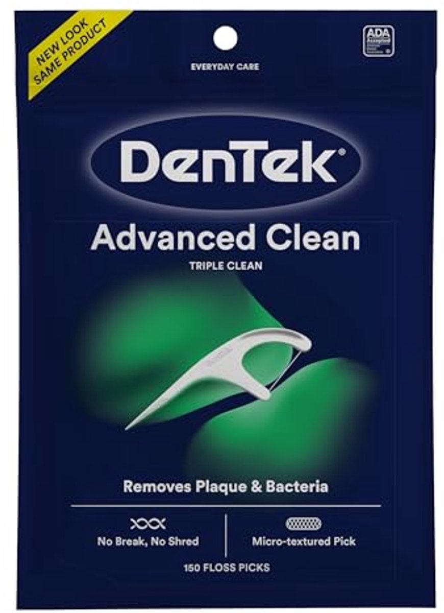Geavanceerde Mint Tandzijde Picks met Fluoride - 150 Stuks
