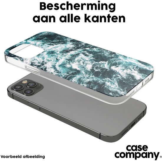 Étui Case Company® - Compatible avec Oppo Reno12 Pro - Motif vagues - Coque souple - Protection intégrale et protection des bords de l'écran