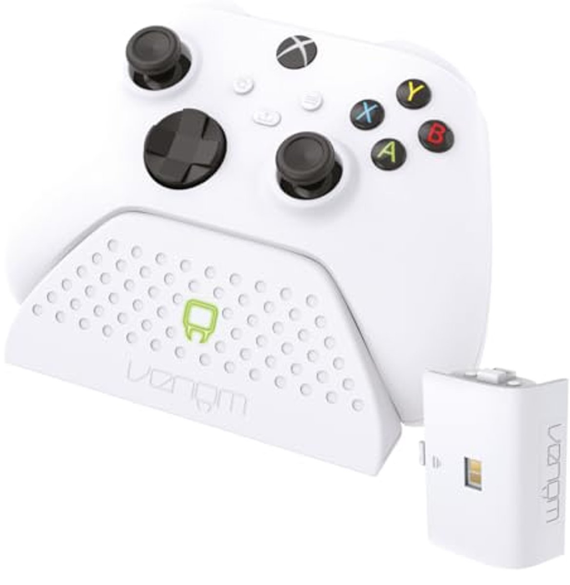 Oplaadstation voor Xbox Controllers met Oplaadbare Batterij - Wit