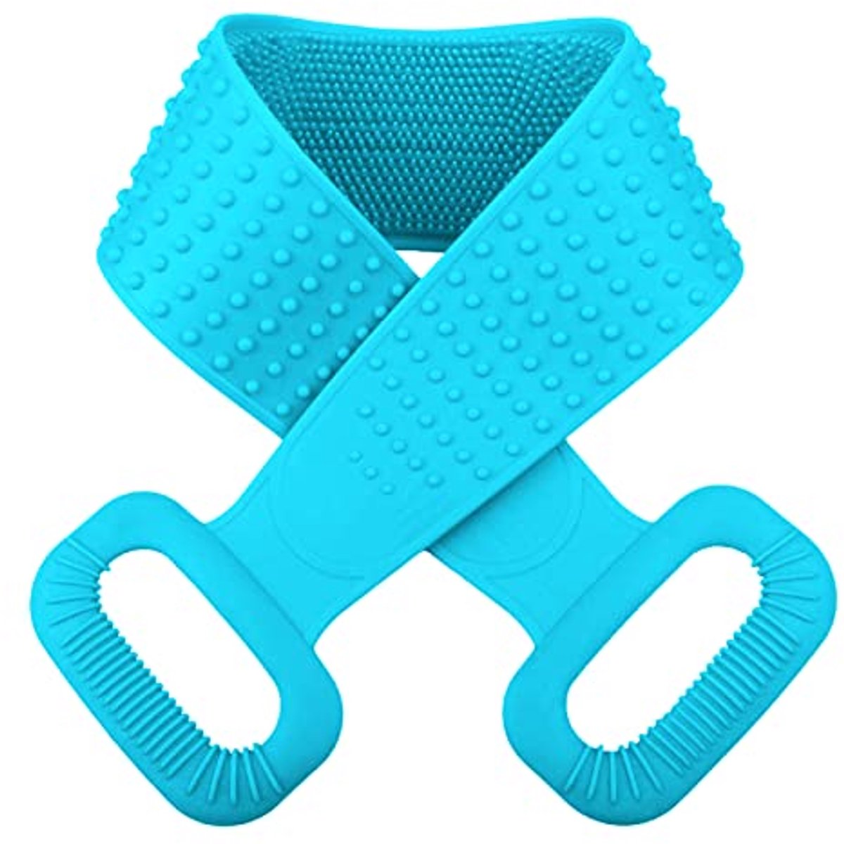 Siliconen Rugborstel 90 cm voor Massage en Peeling, Draagbare Lichaamsborstel met Haak