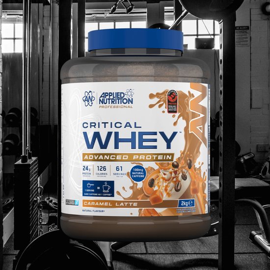 Applied Nutrition Critical Whey (2000g) Caramel Latte - Eiwitten - Wei-eiwit Mix — afbeelding 3