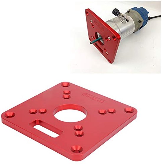 Router Inlegplaat Routervoet, Aluminium Trimmen Flipboard, Router-onderplaat met ...