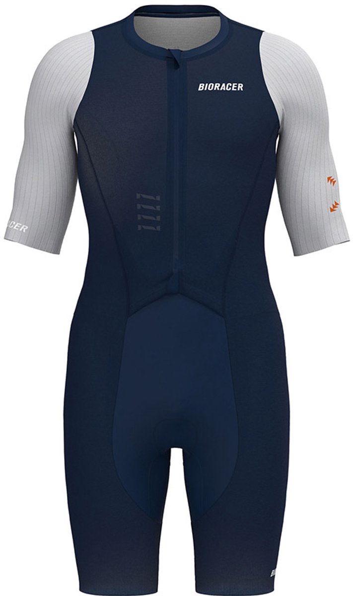 Bioracer Icon Korte Mouw Triatlonpak Blauw 2XL Man
