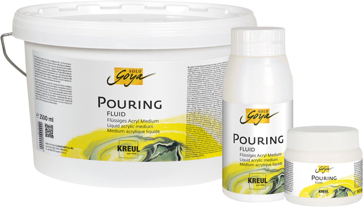 KREUL SOLO Goya Pouring vloeistof, acryl-medium, waterbasis, 500 ml