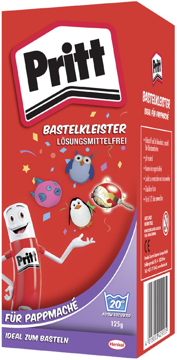 Pritt knutsellijm voor papier-maché