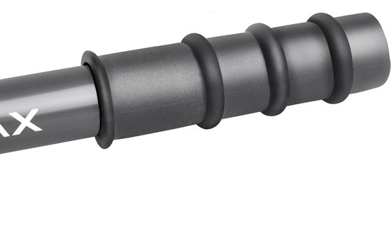 KADAX Tuinhark van metaal, tuingereedschap met metalen kop, gazonhark voor tuin, platte hark voor gazon, hark om te harken, bladbreker met steel (zwart-grijs, 14 tanden) van Merkloos	 — afbeelding 4