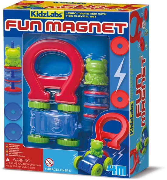Foto: 4m experimenteerset spelen met magneten wetenschap en spel kidzlabs 5 jaar