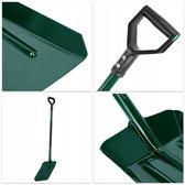 Pelle KADAX, pelle en carbone, pelle avec manche ergonomique, pelle avec manche robuste, pelle robuste pour cendres, charbon, carbone, outils de jardin, bêche de jardin (manche en métal)