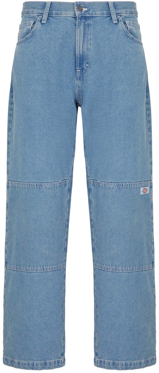 Jeans Dickies Dubbele Knie Broek Streetwear Volwassen Blauw