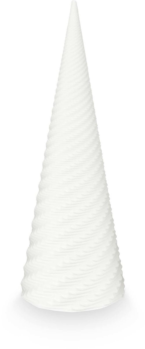 Decoratie Beeld Swirl - Decoratie voor Woonkamer - Porselein - 13.7x36.5cm