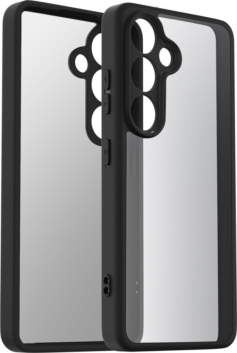 Ceezs TPU bumper hoesje geschikt voor Samsung Galaxy S24 - Schokabsorberend, Slank & Flexibel, Matte Bescherming (zwart)