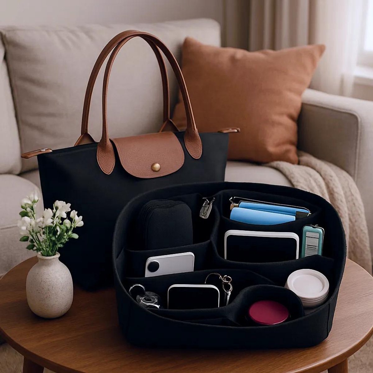 Pliage Organisateur De Sac Longchamp Grand Organiseur De Sac