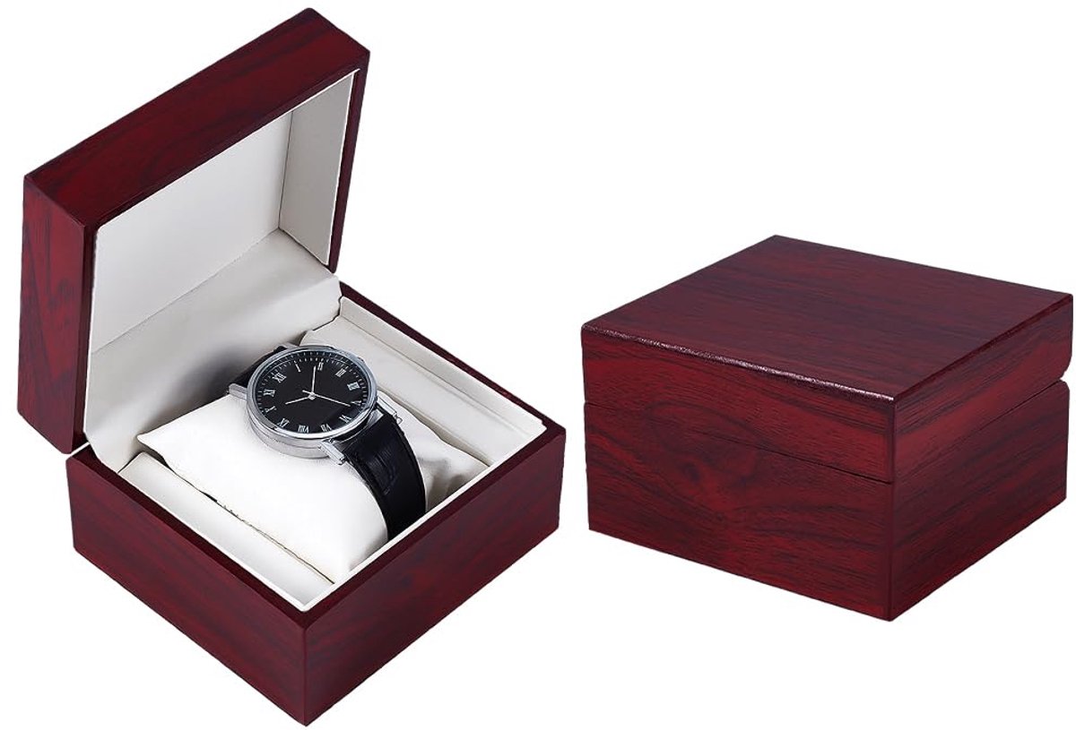 Houten Geschenken Dozen - Met Afneembaar Kussen - Opbergorganizer Voor Horloges