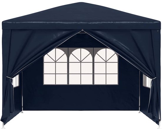 vidaXL - Partytent - 3x3 - m - blauw
