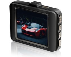 De camera aan de voorkant van de dashcam neemt in een lus 1080p HD-opname op