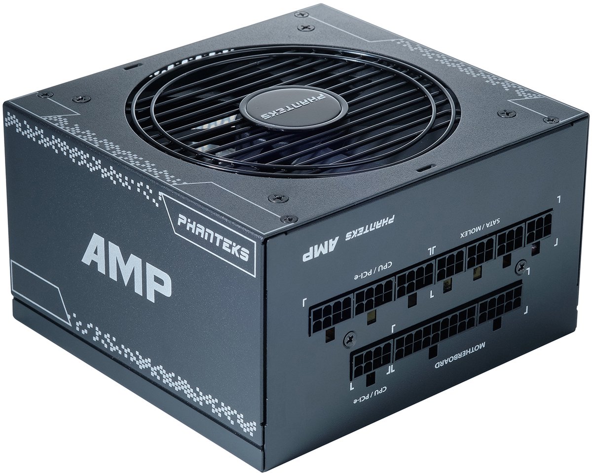 Phanteks Amp Gh 850W - Atx12V 3.1 - 80 Plus Gold - 850 Watt - Modulair - voeding