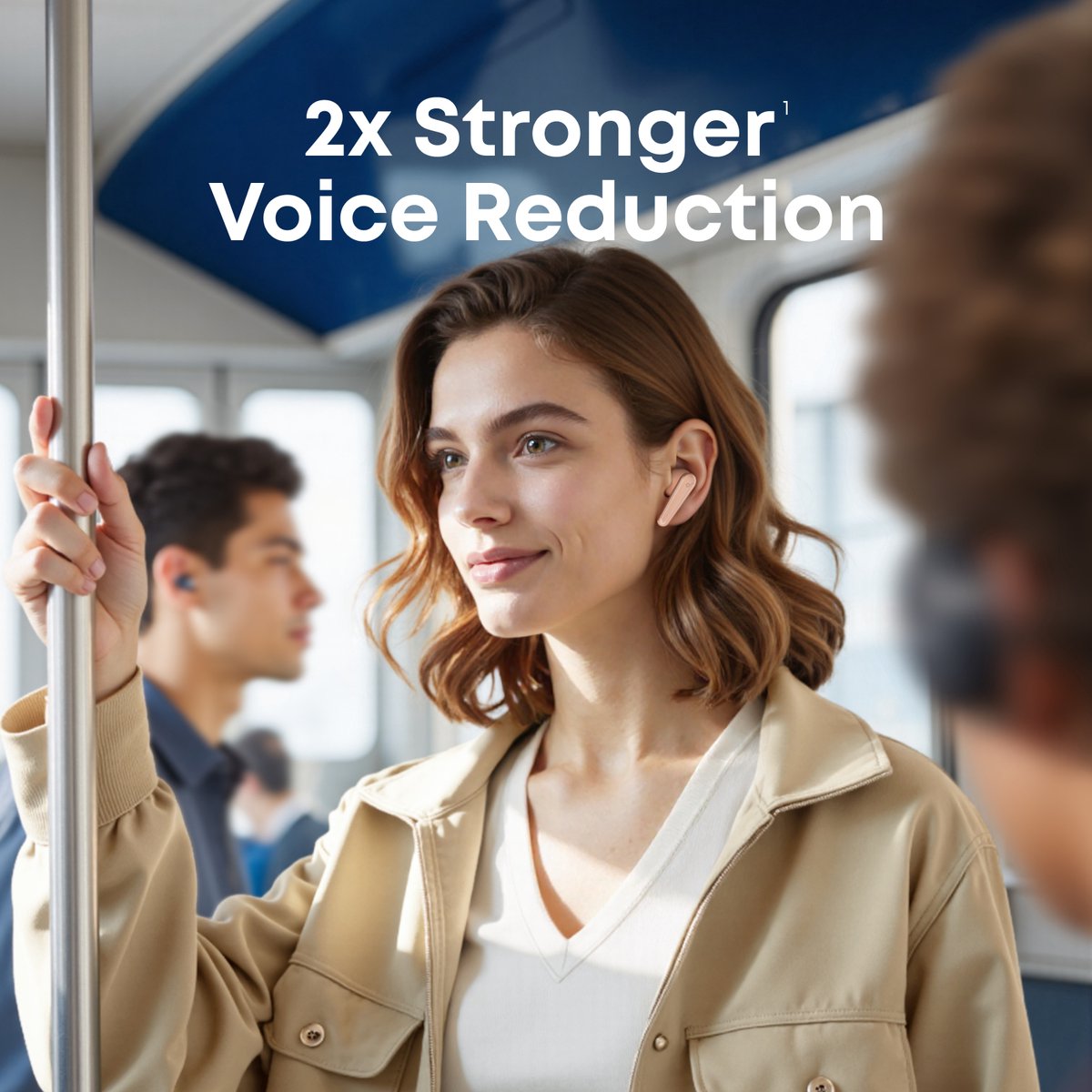 soundcore Liberty 5 by Anker - Draadloze oordoppen met noise-cancelling - 2x sterkere stemonderdrukking - Realtime adaptieve noise canceling - Snelladen - Dolby Audio - Heldere gesprekken met 6 microfoons en AI - Lange batterijduur thumbnail 2