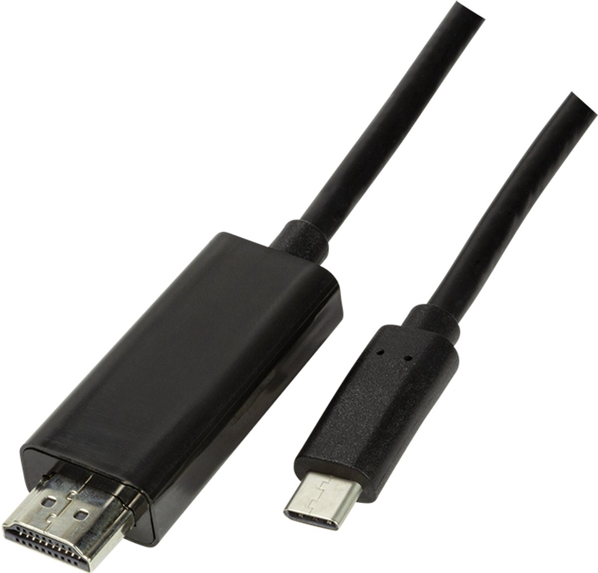 LogiLink UA0330 USB Type C naar HDMI kabel zwart 3m
