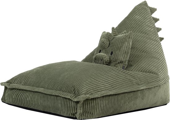 icon - Kinderzitzak Stoel Dino - Ribfluweel - Groen