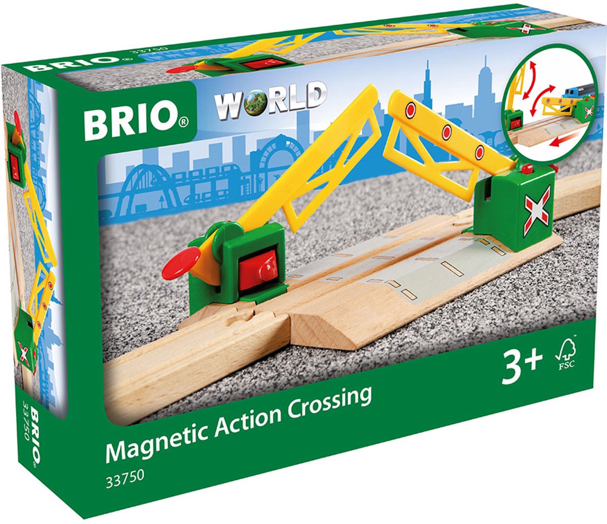 BRIO Magnetische spoorwegovergang - Trein speelgoed - 33750 — afbeelding 11