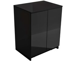 Terra Della Terrariumkast zwart hoogglans 60 x 45 x 76CM