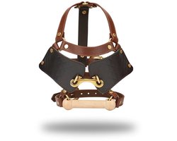 Liebe Seele - The Equestrian Leather Blinder And gag - Paardenhoofdtooi Met bit gag