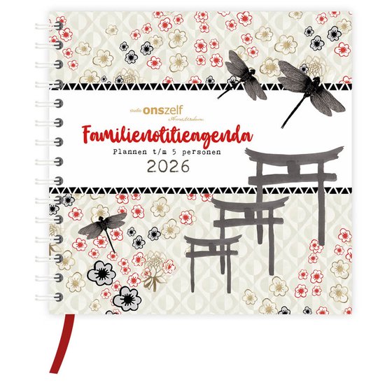 Familie Notitieagenda 2026 t / m 5 Personen