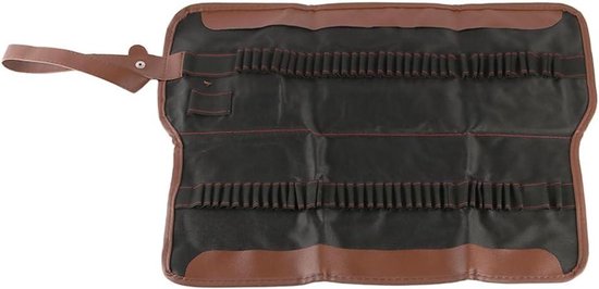 12-72 Zwarte Gaten Canvas Potlood Etui Oprolbare Potlood Hoes Pen Houder Opbergzak voor Kleurpotloden Tekenpen Borstel, Cadeau voor Leerling/Volwassene 12-72 Zwarte Gaten Canvas Potlood Etui Oprolbare Potlood Hoes Pen Houder Opbergzak voor Kleurpotloden Tekenpen Borstel, Cadeau voor Leerling/Volwassene