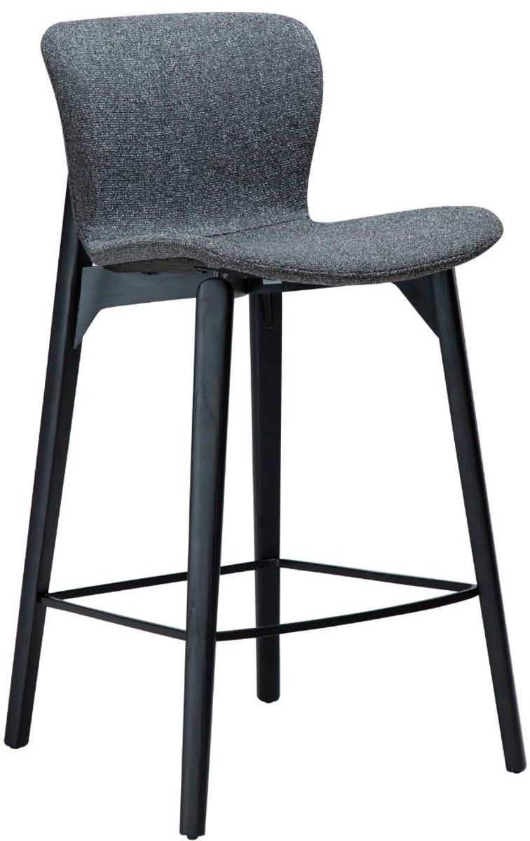 Paragon Dan-Form fauteuil bouclé donkergrijs.