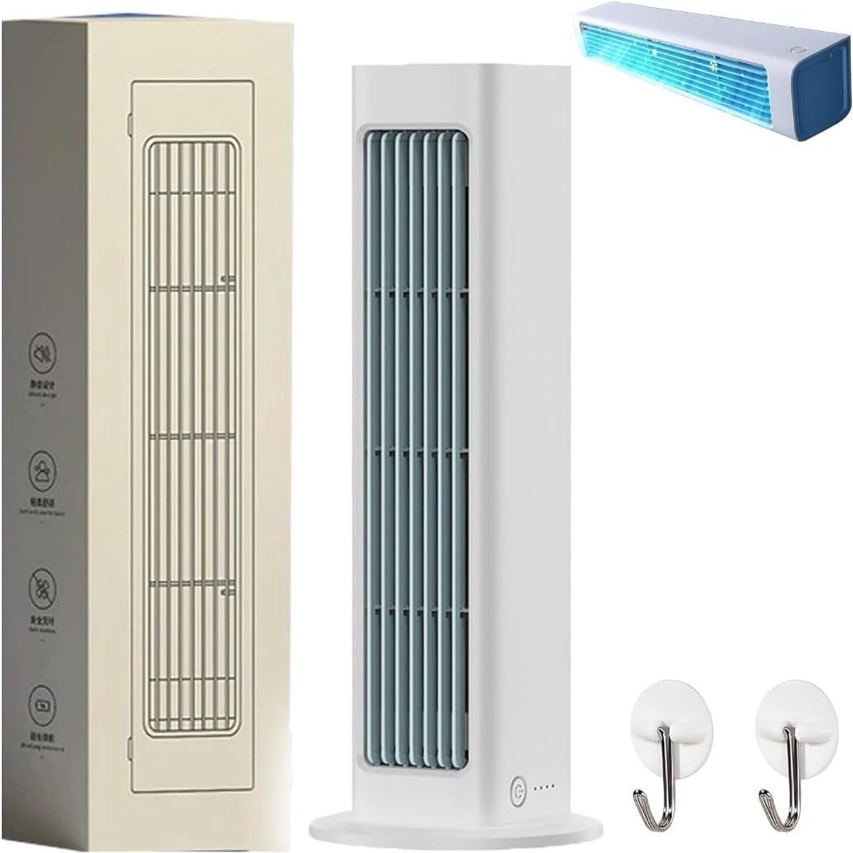 Draagbare Airconditioner met Snelle Koeling en 3 Snelheden voor Thuis en Kantoor