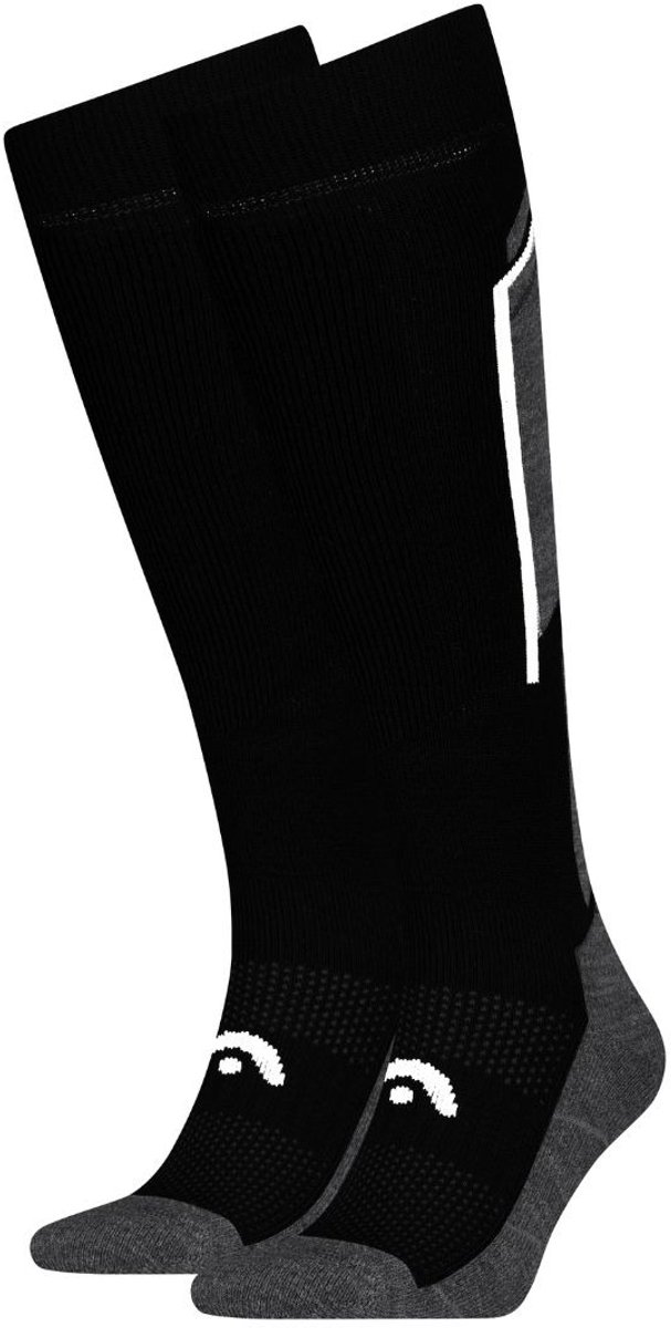 HEAD Skisokken Kneehigh 2-pack Dark -39/42 Zwart
