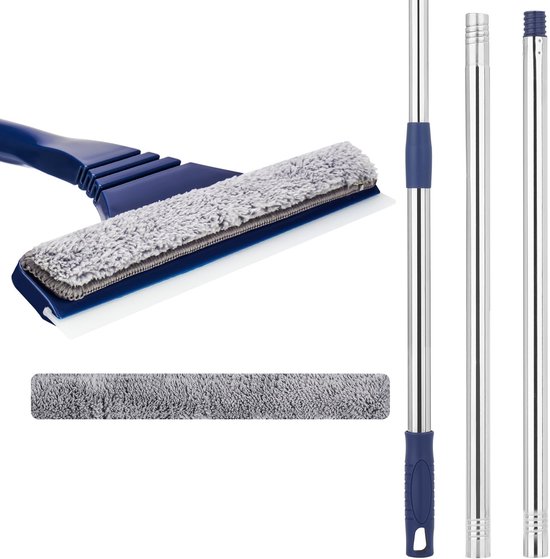 Clean home chenille vloerwisser met telescopische steel