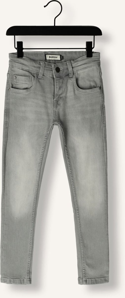 RAIZZED Tacoma Jeans Meisjes - Broek - Lichtgrijs - Maat 158
